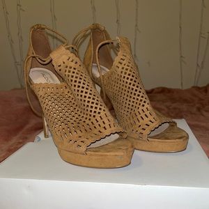 Aldo High Wrap-around Heels